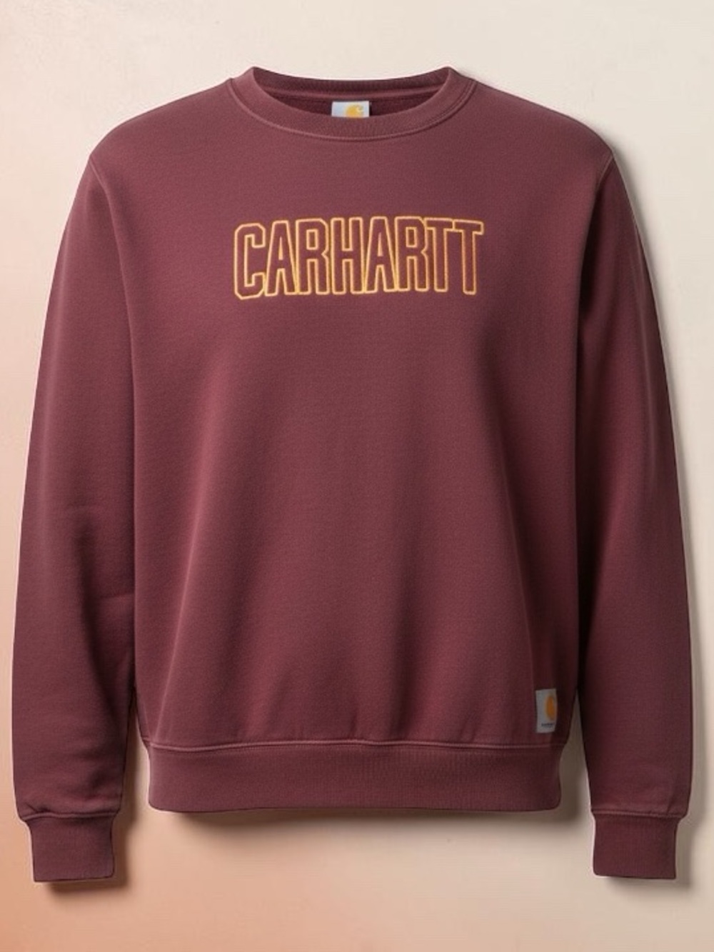 Carhartt Youth Large 14-16 Maroon Crewneck Sweatshirt